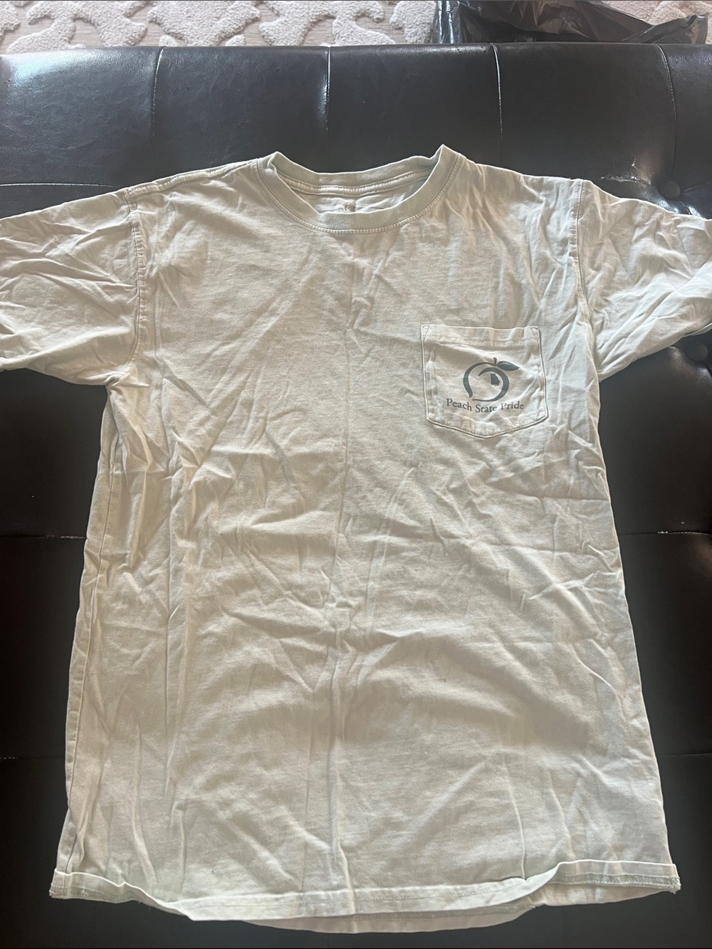 Peach State light green Pocket Logo Short Sleeve Tee